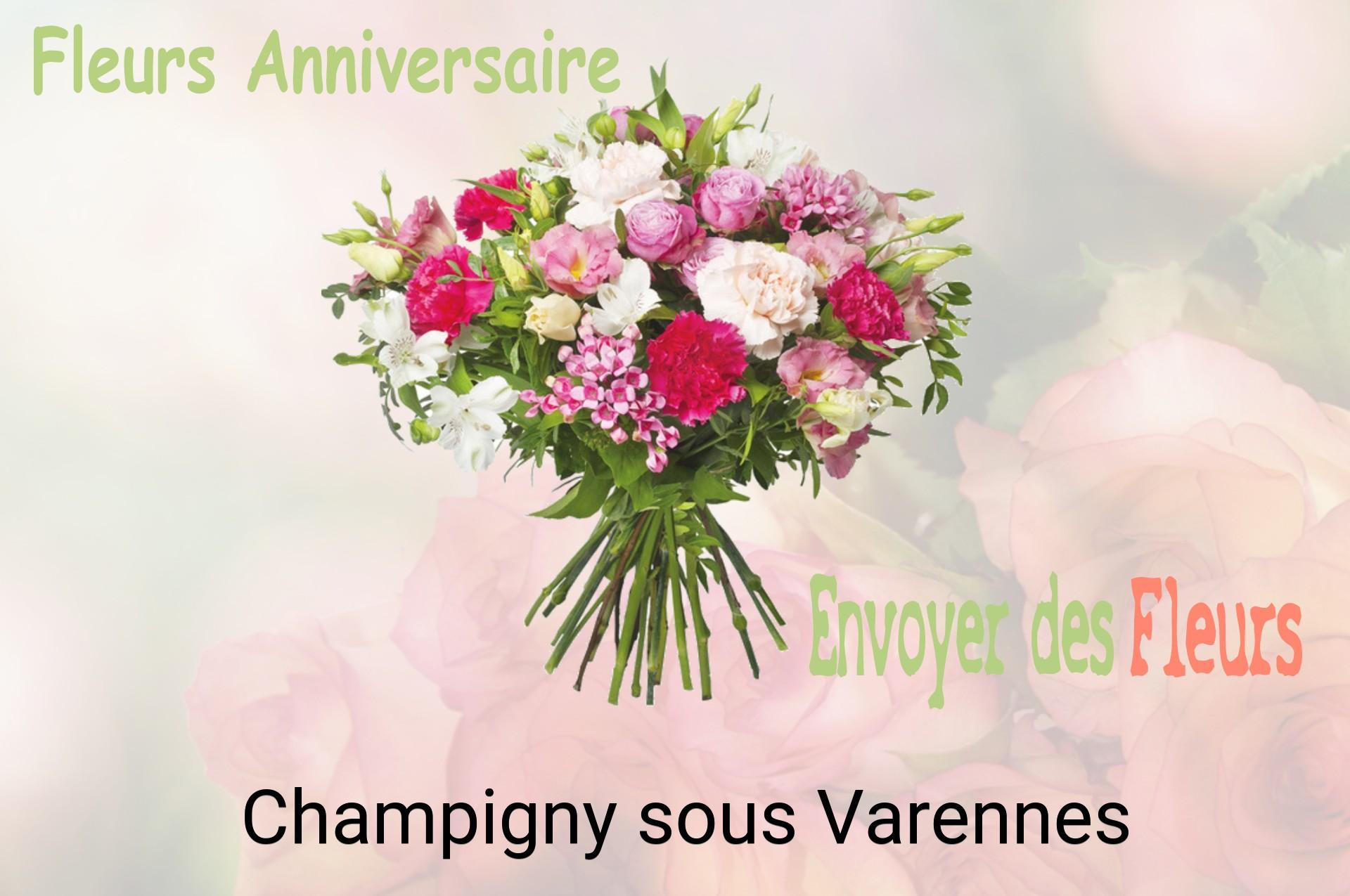 Bouquet de fleurs d’anniversaire livré à Champigny-sous-Varennes