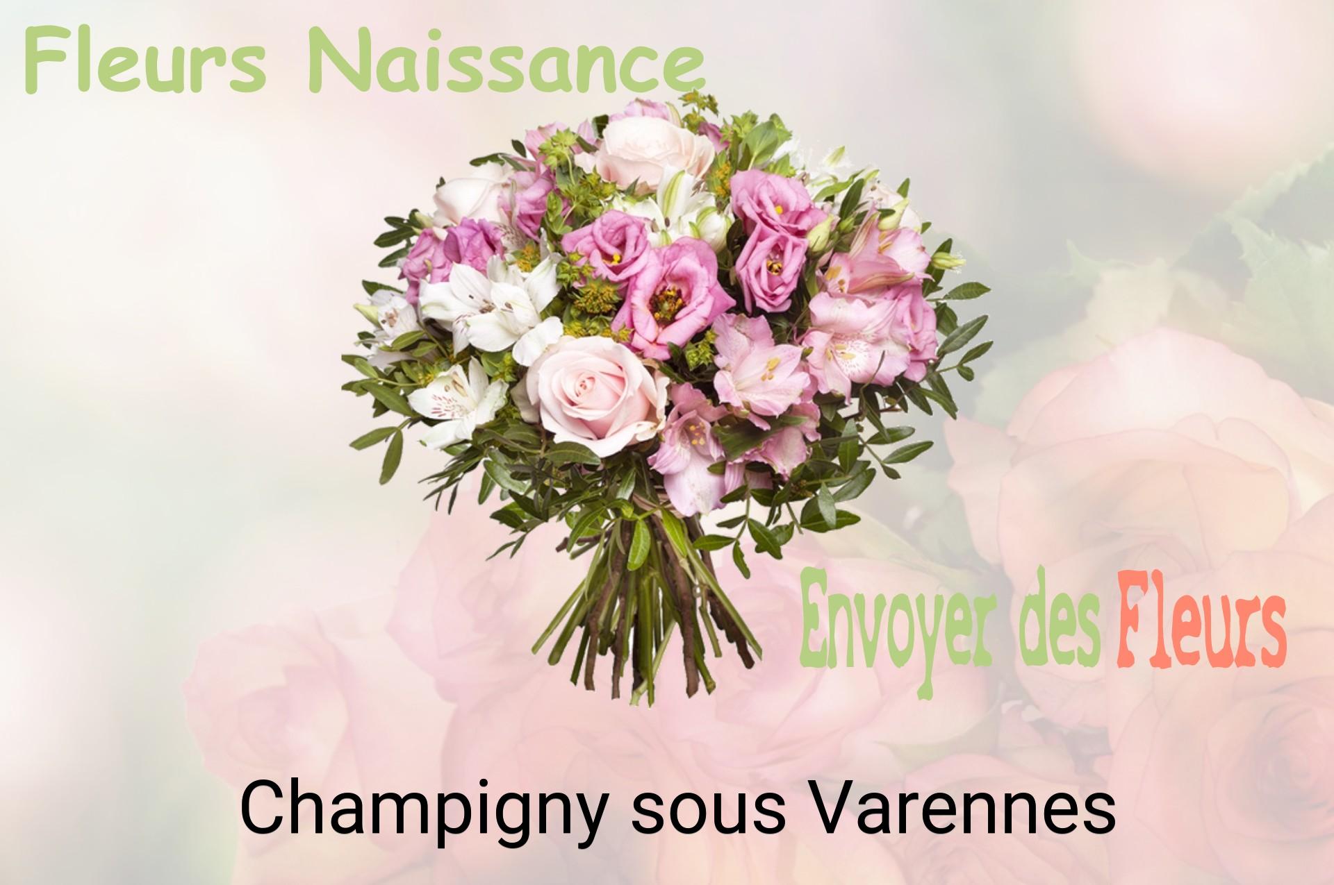 Bouquet de fleurs de naissance livré à Champigny-sous-Varennes