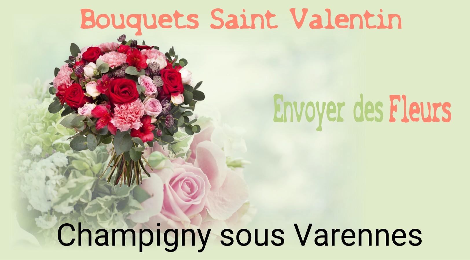 Roses de Saint-Valentin livrées à Champigny-sous-Varennes